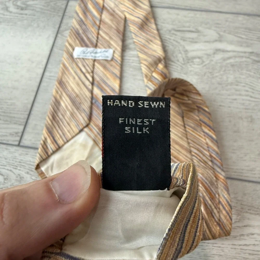 Robert Talbott Tie Hand Sewn 1960's Phil Fairchild | multicolor | 54